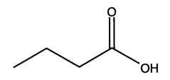 丁酸结构式